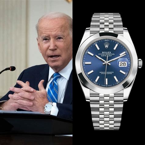 joe biden rolex datejust|Joe Biden Watch Collection .